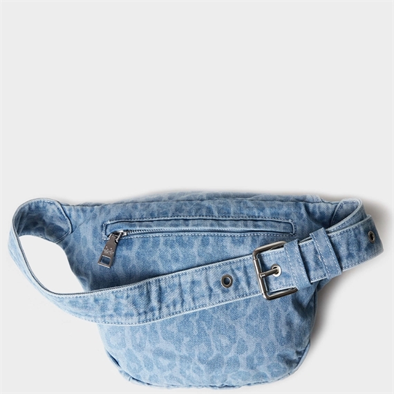 Lala Berlin Becca Bæltetaske, Washed Blue Leo 